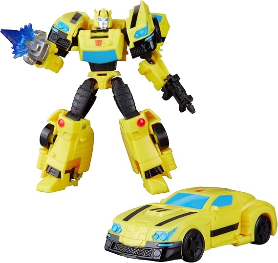 Transformers Prime Changers Bumblebee Action Figure Transforms from Robot Toy to a Toy Car from 6 Years