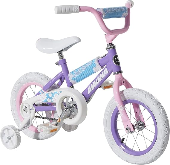 Dynacraft Magna Just for Me 12" Children's Bike Fun and Colorful Design, Sturdy and Durable, Perfect for Kids Learning to Ride, Easy to Assemble, Ideal for Young Riders