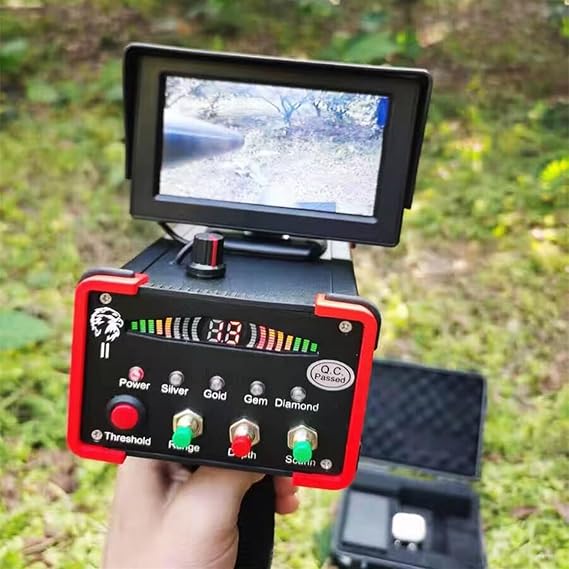 Metal Detector for Gold Silver Copper Diamond - Long Range Underground Treasure Hunter Archaeological Prospecting Machine