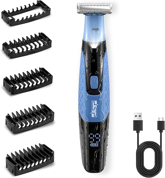 DSP Electric Razor & Trimmer for Men, Rechargeable Waterproof