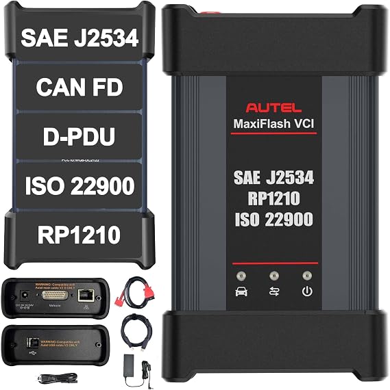 Autel MaxiFlash VCI Kit, J2534 Pass-Thru Programming Device