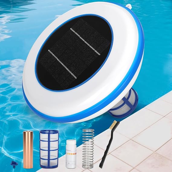 Spa Water Tools, Pool Accessories, Thickened 4.13 x 0.98 Inch Copper Anode, Up to 45, 000 Gallons Pool, Easy to Install and Perfectly Compatible, Ideal for Above Ground, In-Ground Pools