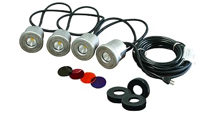 Kasco Universal Lighting Package For Non Units – 120V, 19W per fixture, 100 ft power cord, 4 fixtures – LED4S19-100 - FOUNTAIN NOT INCLUDED