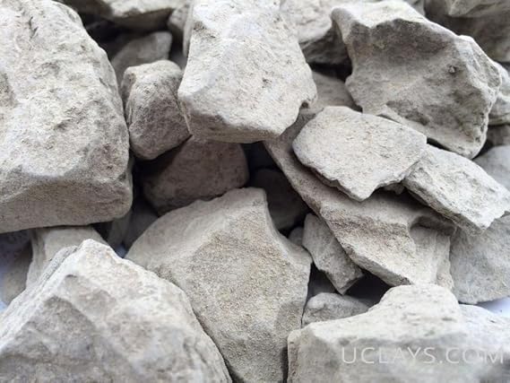 Blue Edible Clay Chunks (lump) Natural for Eating (Food), 1 lb (450 g)