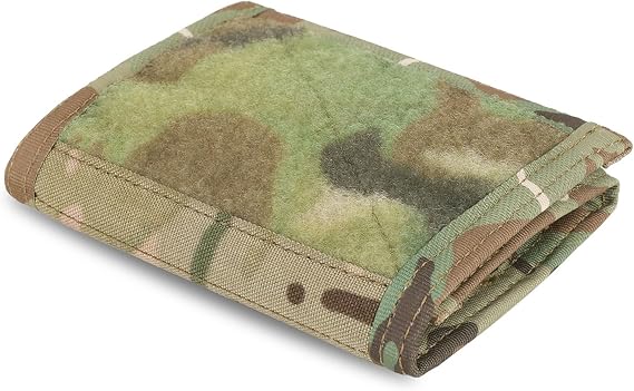 PETAC GEAR Tactical Mens Wallet,Trifold Nylon Credit ID Card Pocket Water Resistant Cash Card Holder with Back Coin Zipper Pocket (MC)