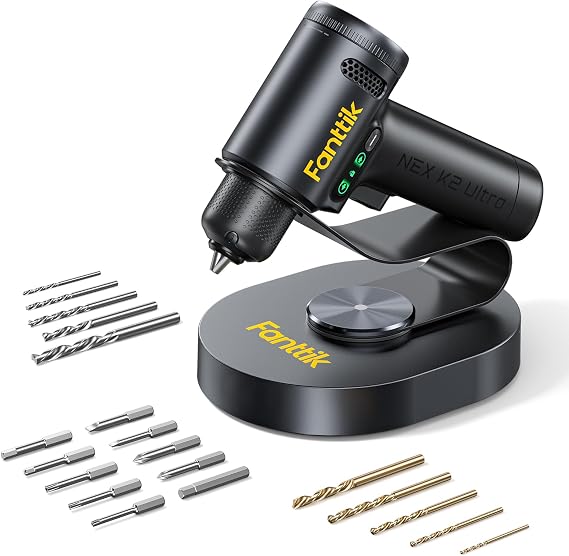 Fanttik K2 Ultra Cordless Drill, Brushless Drill Driver Kit