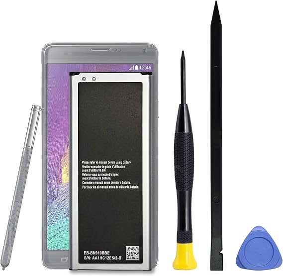 GREEN FUSION for Galaxy Note 4 New Replacement Battery, EB-BN910BBE Battery Compatible with Galaxy Note 4 SM-N910 Series with Repair Tools