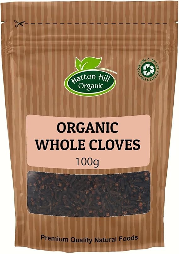 Organic Whole Cloves 100g by Hatton Hill Organic