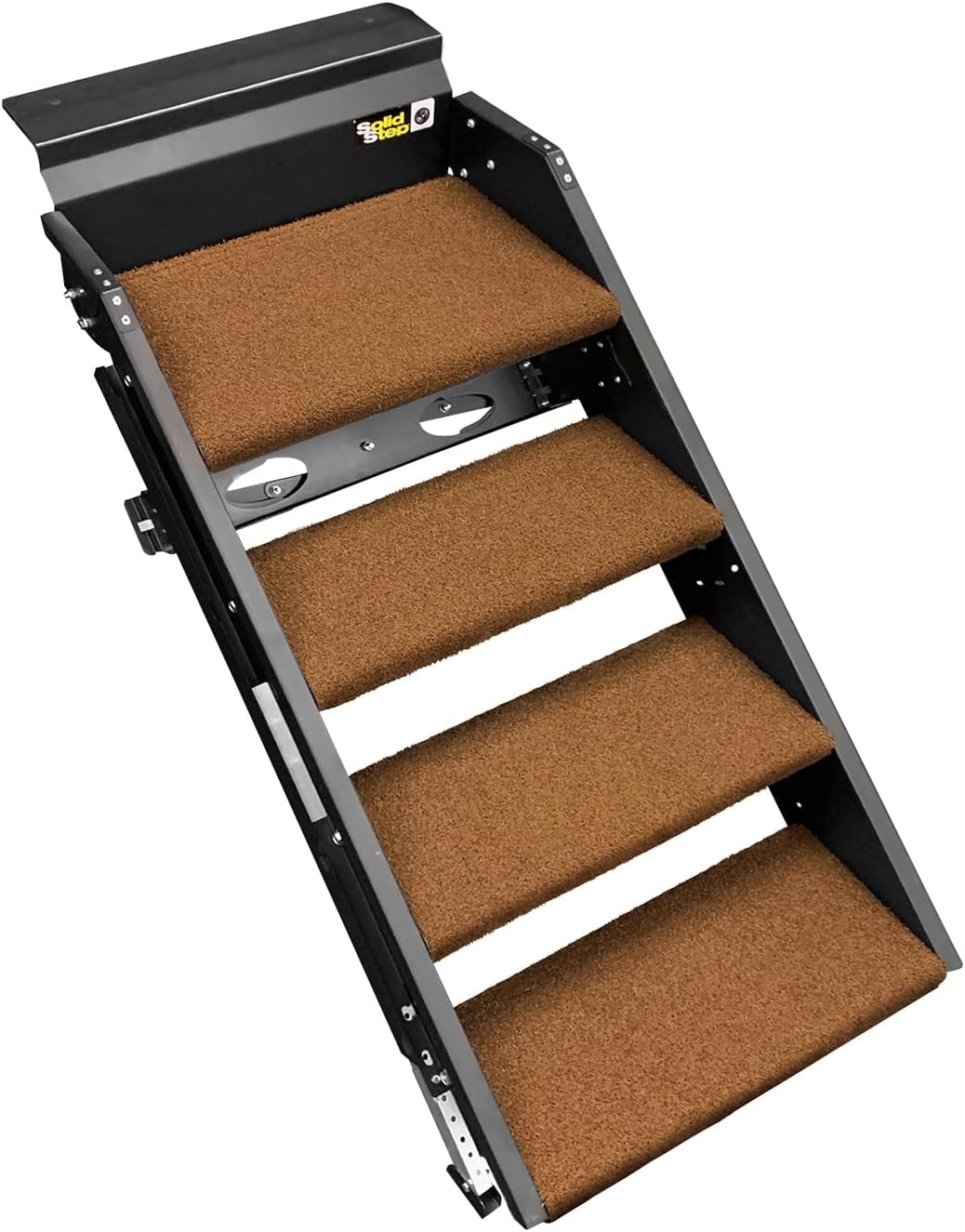 Prest-O-Fit 2-0285 Trailhead Step Rug 24.125 in. W 4 Pc Set Fits Lippert Solid Step 4 Step - Buckskin Brown