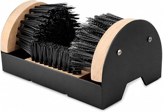 Cadillac Boot Scrubber Shoe Brush, Mountable Boot Cleaner