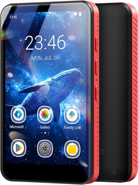 MECHEN X55 Android 10 Player 4" 96GB Touchscreen Bluetooth Black/Red