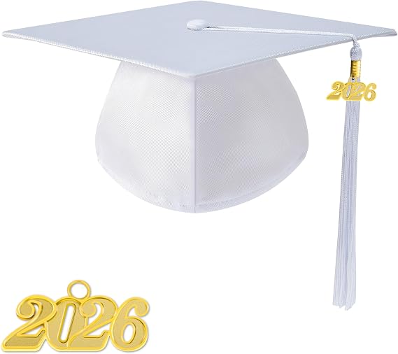 Preschool and Kindergarten Shiny Graduation Cap with 2027 Tassel