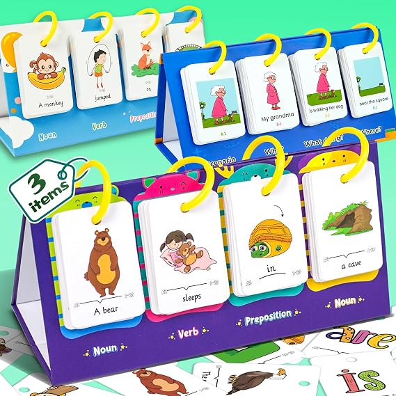 Kids Learning Calendar Set - ABC Word Pocket Chart, Sentence