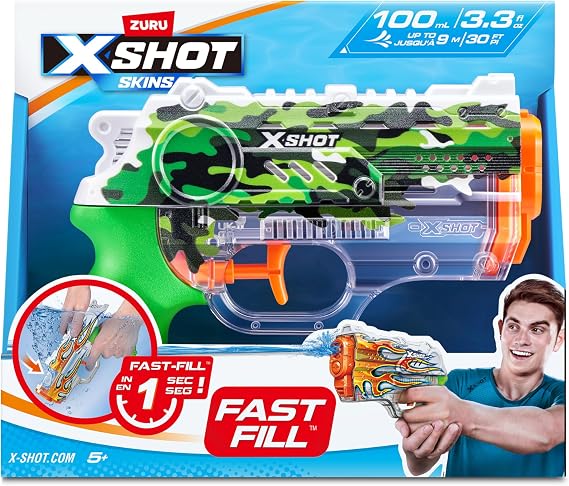 Zuru X-Shot Fast Fill Skins Nano Water Blaster
