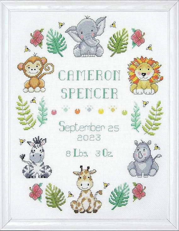 Design Works Crafts in The Jungle Counted Cross Stitch Kit