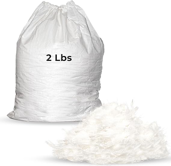 NEXTGEN Premium White Down/Goose Feathers 10/90 Stuffing & Fill Hypoallergenic Pillow Filling, restuffing, Fluffing, for Cushions, Comforters, Jackets -for DIY Projects and Home Decor