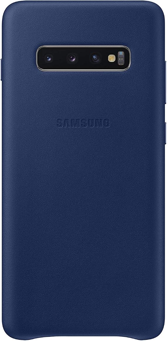 Samsung Galaxy S10+ Leather Back Case, Navy