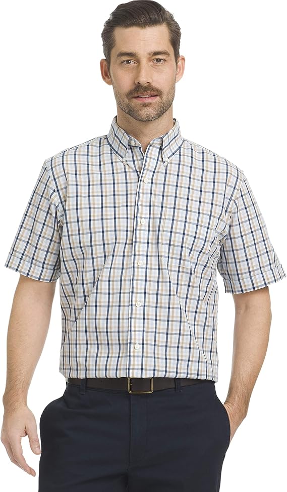Arrow Men's Hamilton Plaid Short Sleeve Shirt