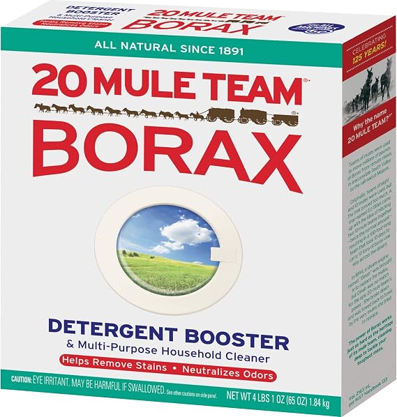 Borax 20 Mule Team Detergent Booster, 65 Oz.