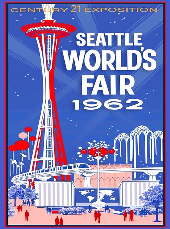 Magnet 1962 Seattle Washington World's Fair United States Travel Advertisement Magnet 3