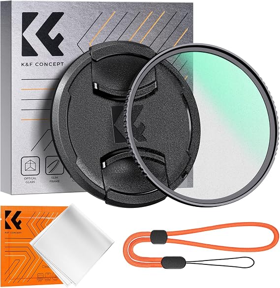 K&F CONCEPT 49mm Black Diffusion 1/8 Filter + Lens Cap