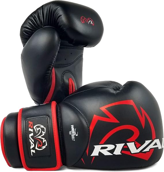 RIVAL RS4 Aero 2.0 Sparring Boxing Gloves Black Training Premium Fight Sparring