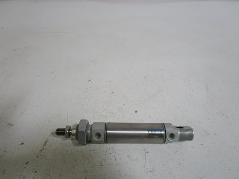 FESTO DSNU-25-40-P-A 1-10 BAR Operating Pressure, 19220, 25 MM Piston Diameter, 40 MM Stroke, Double-Acting, DSNU Series, External Thread, G1/8 Pneumatic Connection, ISO Cylinder, M10X1.25 Piston Rod