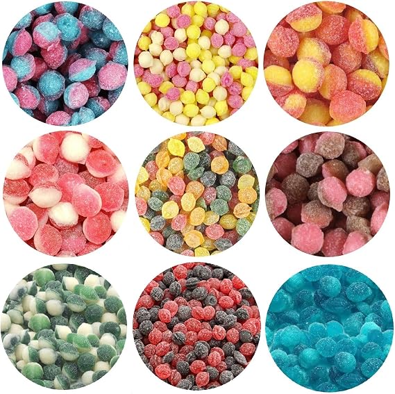 Retro Sweets by Happy Candy® Pick n Mix 600 Grams Choose From Hundreds of Sweets (Mixed Up Pips (all Flavours))