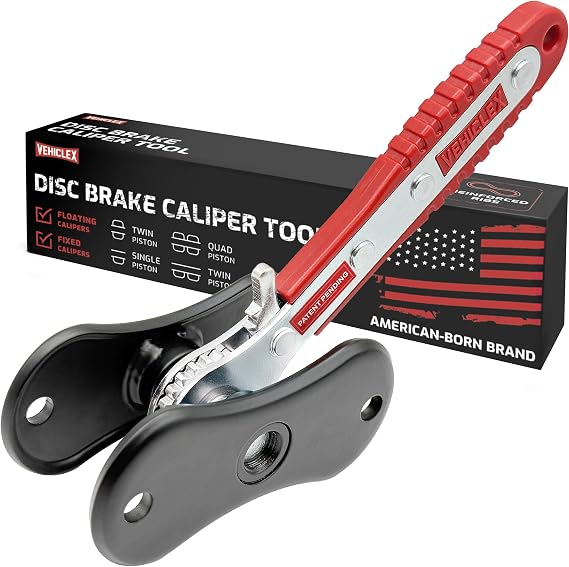 Vehiclex Brake Caliper Compression Tool, Standard Plates