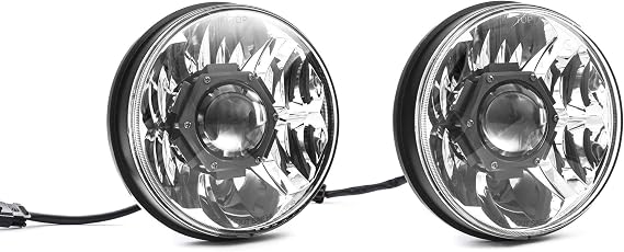 KC HiLiTES 42341 Gravity LED Pro 7" DOT Headlight, Jeep JK 07-18 - Pair Pack System