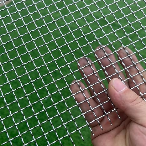 Stainless Steel Mesh,16"x12",2/5" Holes(About 10mm),17 Gauge,Wire Mesh Screen,Vent Mesh,Metal Grate,Window Screen Mesh,Drain Mesh,Pet Screen,Bird Netting,Metal Mesh Sheet,