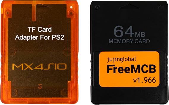 for MX4 ISO TF Card Reader Adapter and 64MB Free Memory Card Boot Free Mcboot for PS2