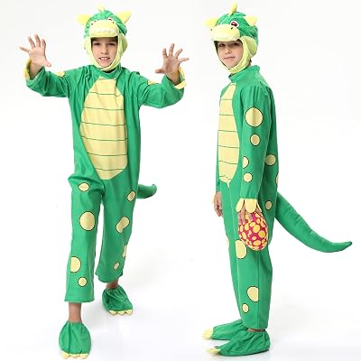 Halloween Dinosaur Costume Kids, t-Rex Costume Toddler with EggAccessory, Toddler Boys Girls Halloween