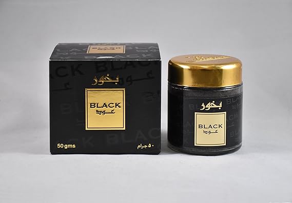 Black Oud Exotic Arabian Oud Bakhoor for Incense Burners 50g by Banafa