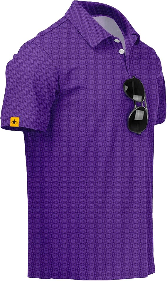 ZITY Mens Golf Polo Shirts Short Sleeve UPF 50+ Moisture Wicking Tshirt