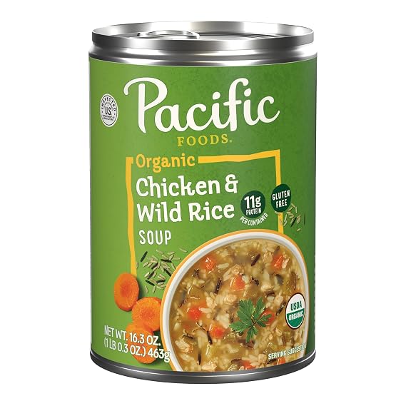 Pacific Foods Organic Chicken & Wild Rice Soup, 16.3 OZ