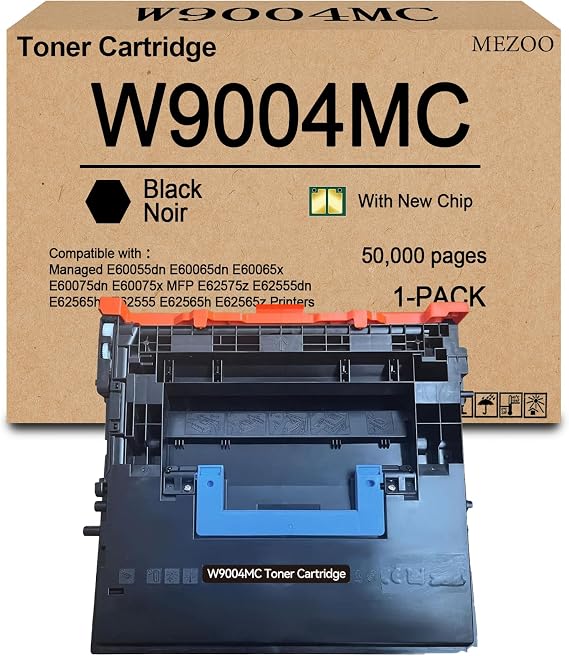 Remanufactured W9004 W9004MC Toner Cartridge Black High Yield with Chip