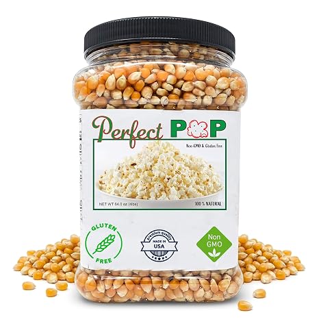 Concession Essentials Premium Gourmet Yellow Popcorn Kernels - 4lbs