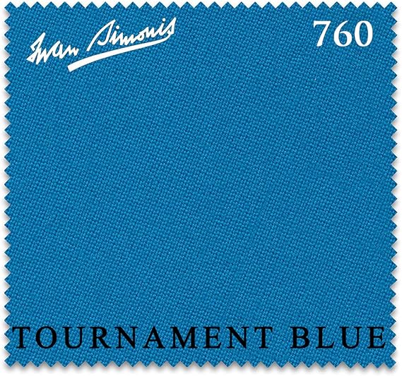 Simonis 760 Billiard Pool Table Cloth (Tournament Blue, 9 ft)