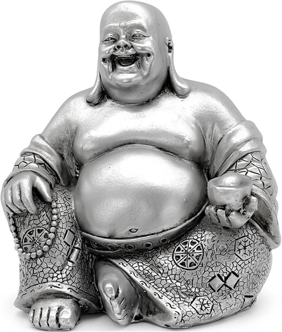Bellaa Laughing Buddha Statue Zen Decor 25761