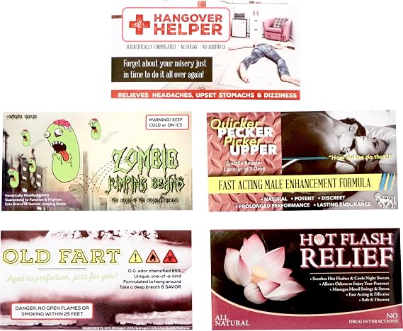 FUN delivery 5 Pack Mail Prank Classic Jump Scare Envelopes