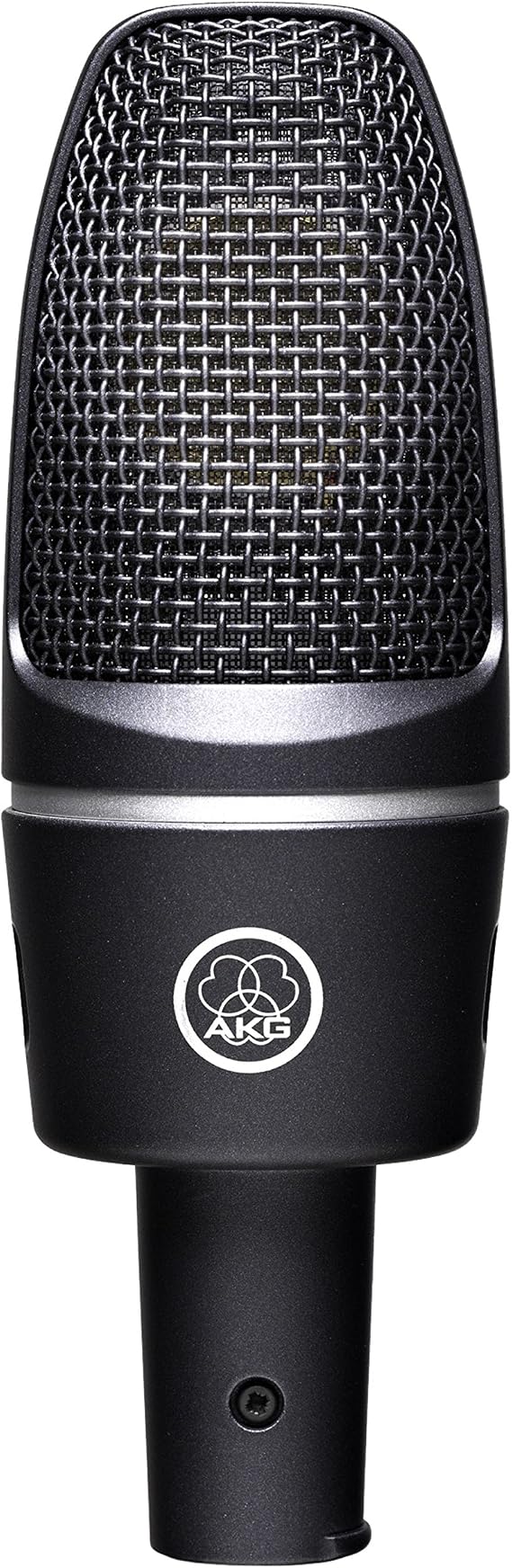 AKG C3000 High Performance Large-Diaphragm Condenser microphone, Studio cardioid microphone, switchable low-cut filter, heavy duty die-cast metal housing, switchable attenuation pad - Black