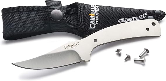 Camillus Crosstrail Fixed Blade Knife Kit, Scale Material Sold Separately
