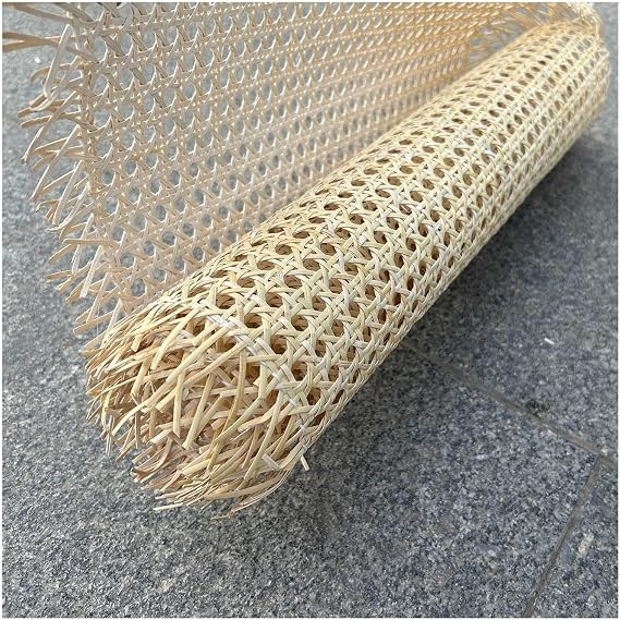 Tophacker Rattan Roll, Cane Webbing Rattan Sheets, Rattan Webbing for Caning, Cane Material Roll, Home Decoration, for Chair Cabinet Table Furniture (Size : 40cmx150cm(16inx60in))