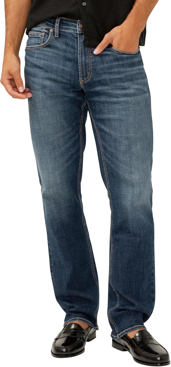Silver Jeans Co. Mens Grayson Classic Fit Straight Leg Jeans - Legacy