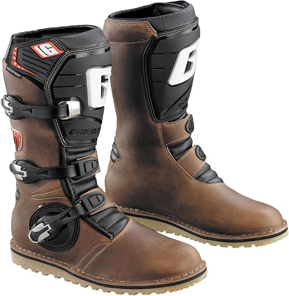 Gaerne Balance Oiled Mens Brown Motocross Boots - 10