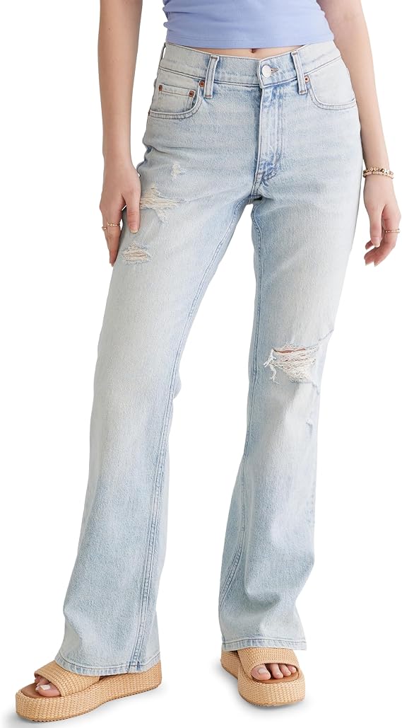 AEROPOSTALE Women's Flare High-Rise Jeans