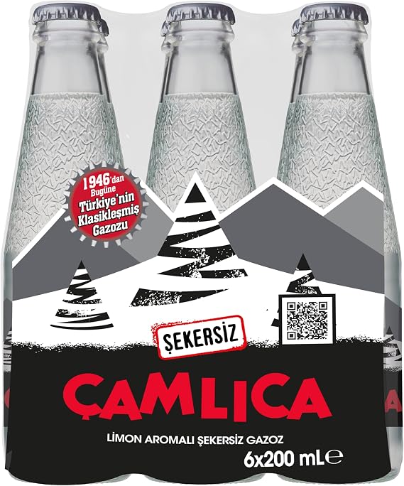 ÇAMLICA Şekersiz Gazoz 6x200 ml