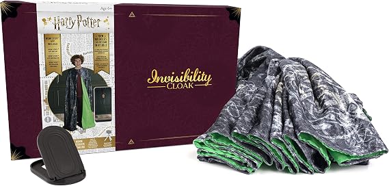 WOW! STUFF Harry Potter Invisibility Cloak Deluxe Adult | Official Wizarding World Merchandise, Collectables, Toys and Gifts | Role Play or Dress-up Costume Accessory for Fans, Girls and Boys, Ages 6+