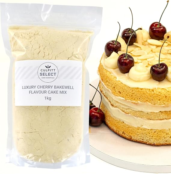 Culpitt 1kg Luxury Cherry Bakewell Cake Mix